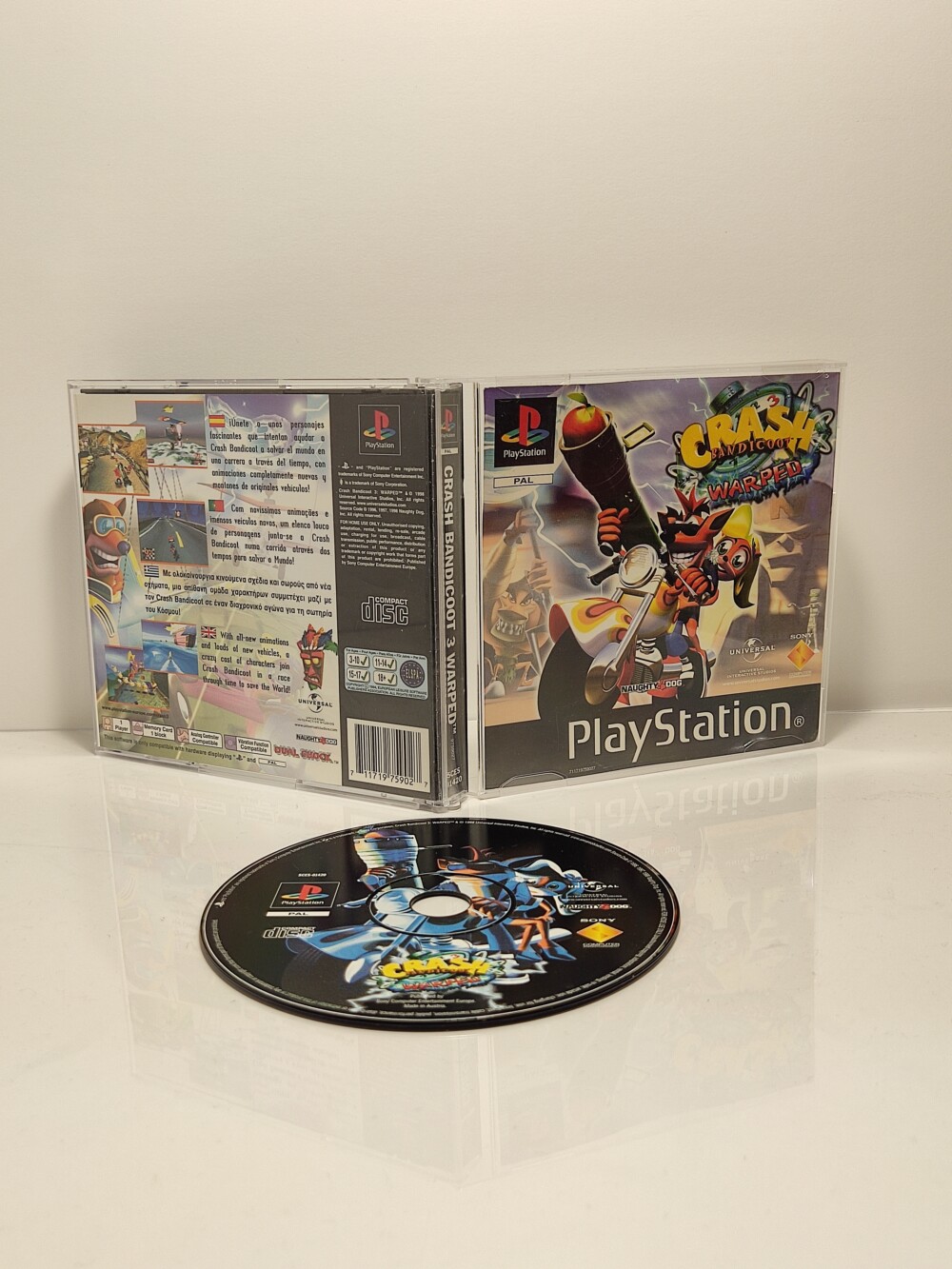 Crash bandicoot warped PS1 (PAL) sin manual