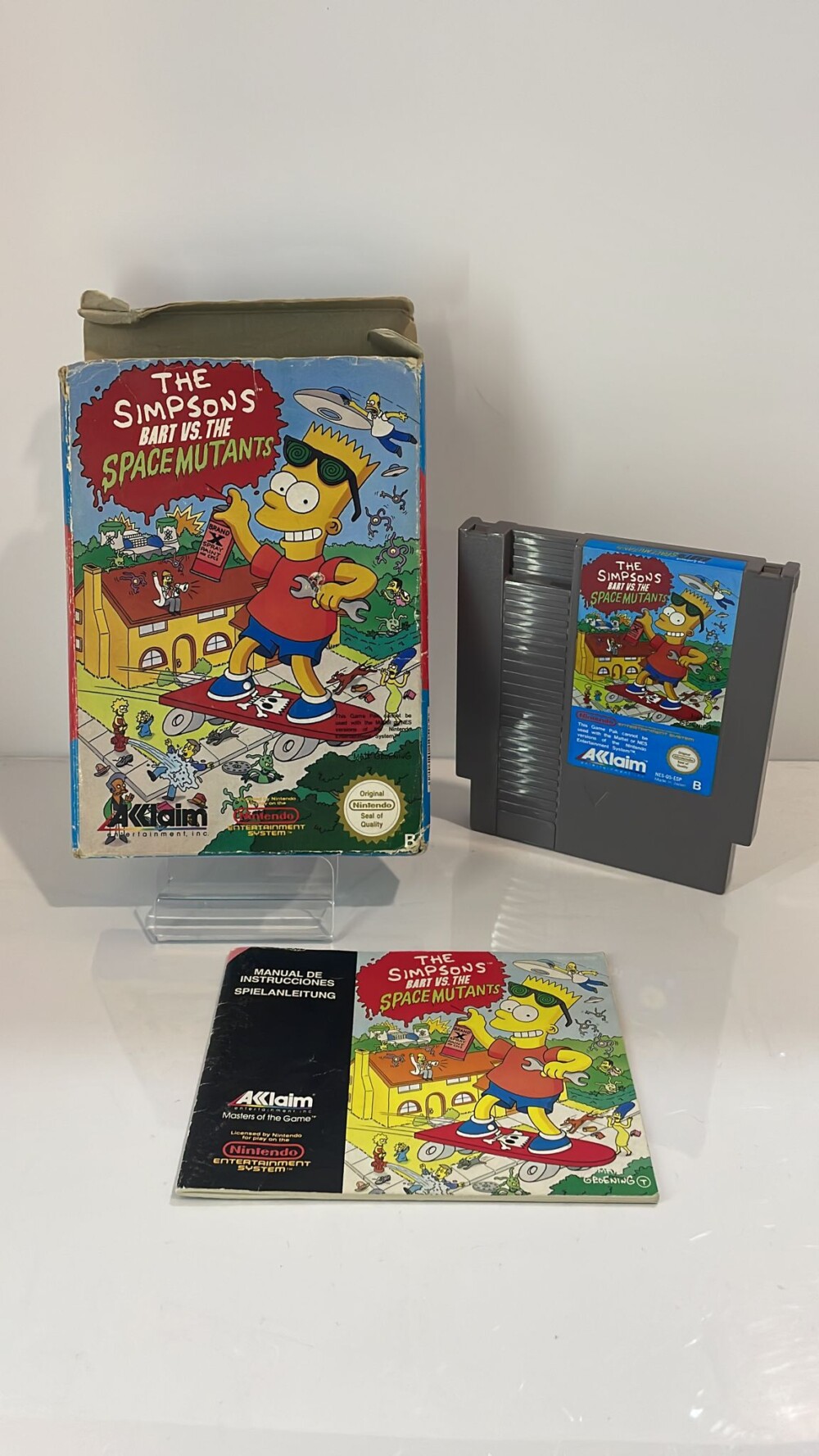 Nes The simpsons bart vs the space mutants (PAL)