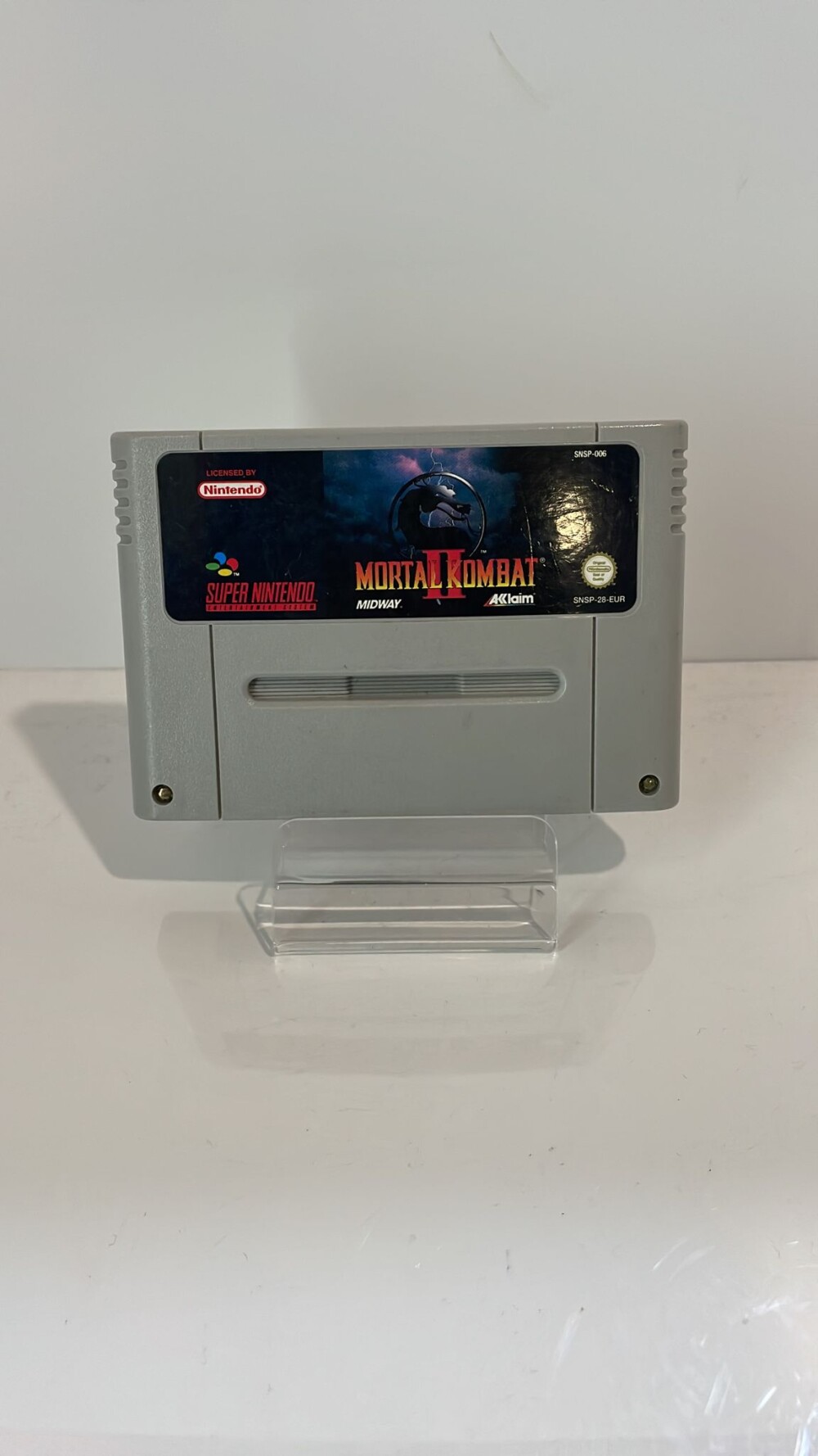 Snes Mortal kombat II (PAL) sólo cartucho