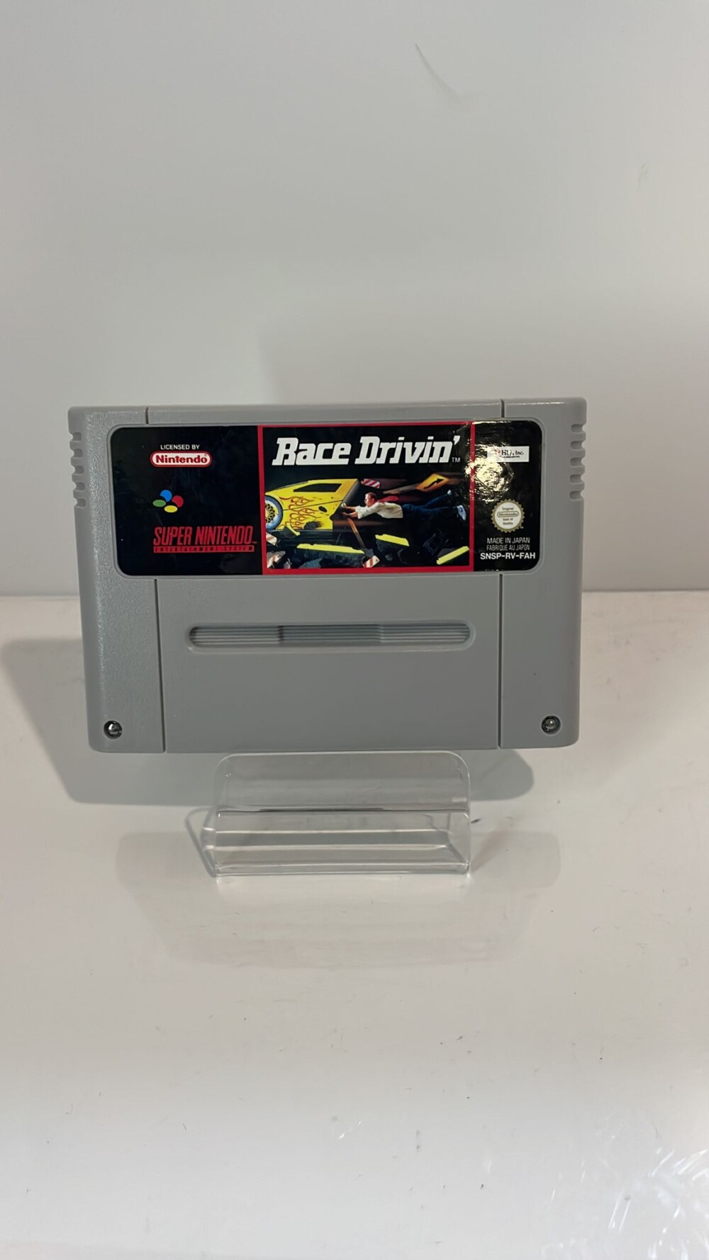Snes Race drivin' (PAL) sólo cartucho