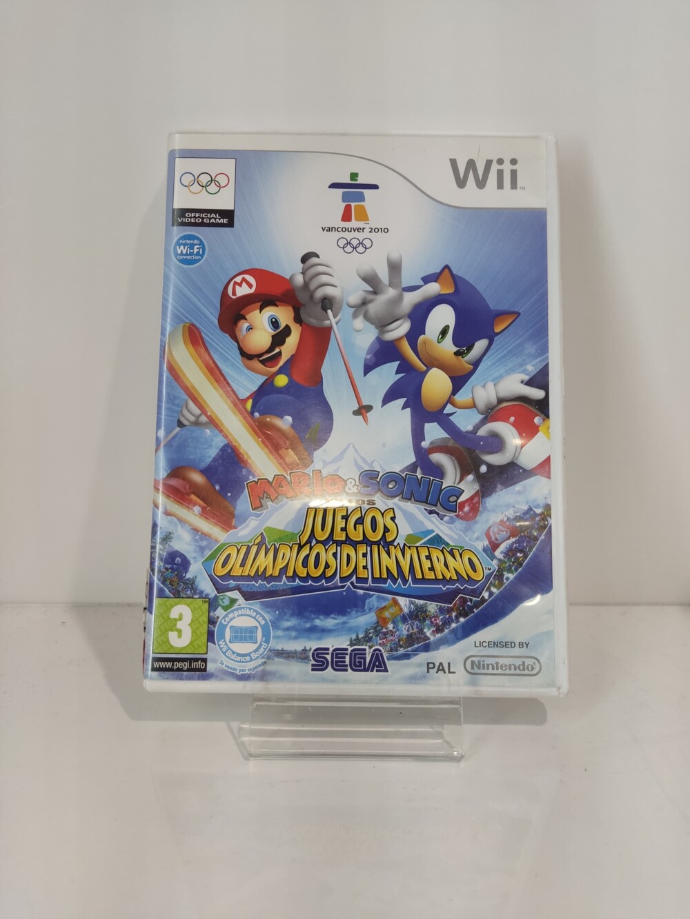 Wii Mario y Sonic en los juegos olímpicos de invierno