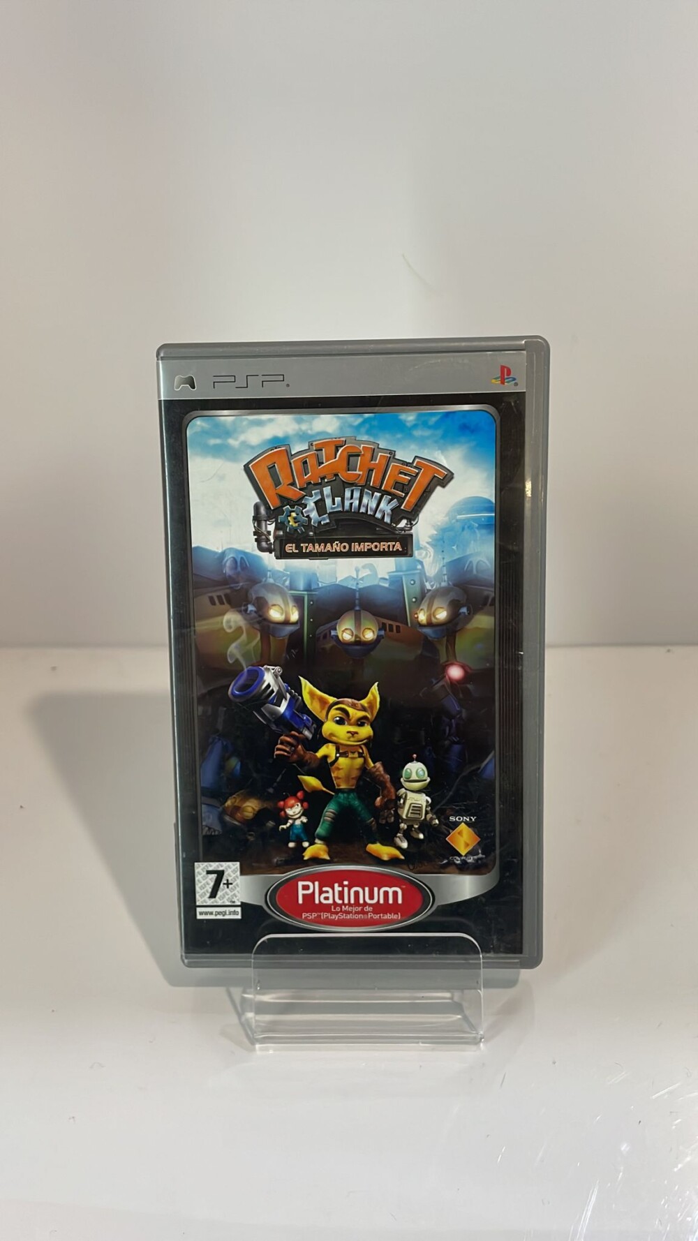 PSP PLATINUM Ratchet & Clank el tamaño no importa