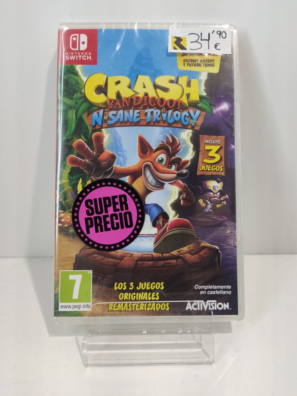 Switch Crash bandicoot n-sane trilogy (precintado)