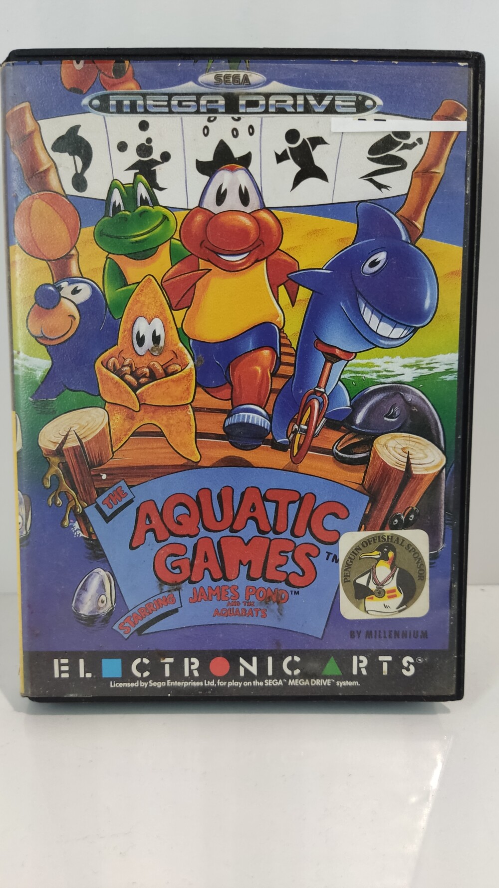 Megadrive The aquatic games starring james pond and the aquabats