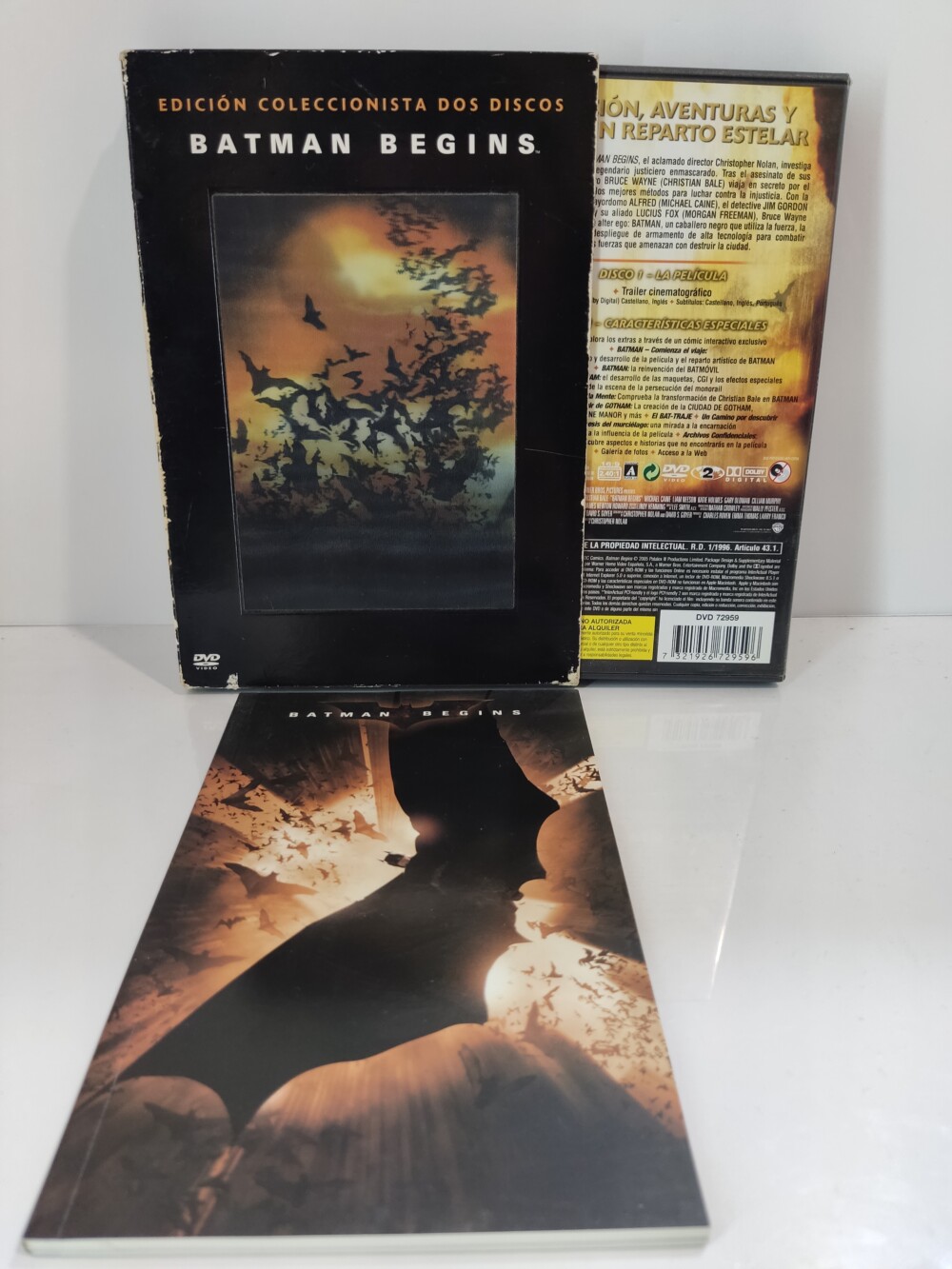 DVD Batman begins edición coleccionista 2 discos
