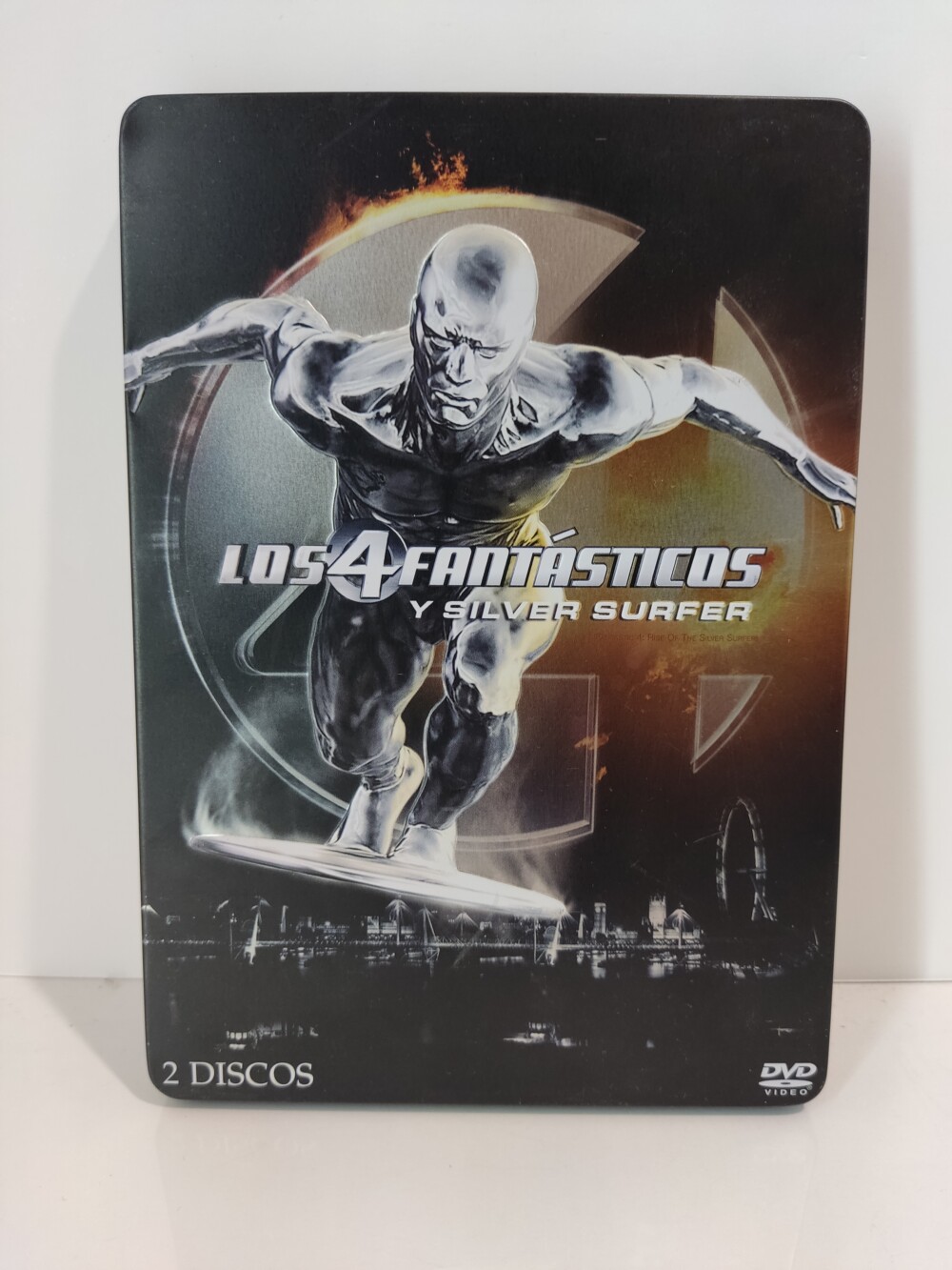 DVD Los cuatro fantásticos y sliver surfer caja metálica (2 discos)