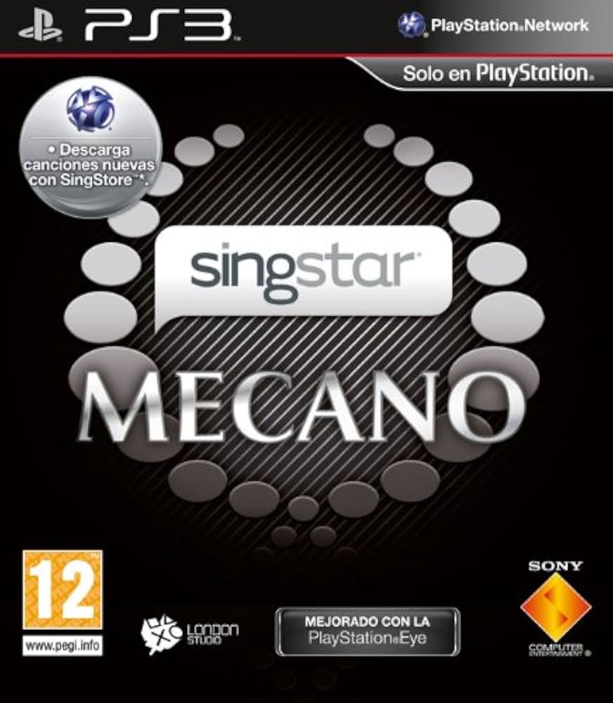 PS3 SINGSTAR MECANO