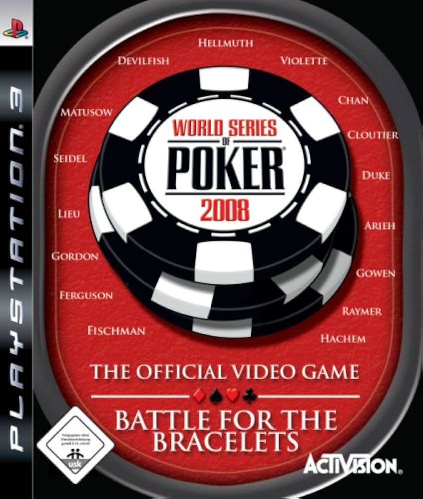 PS3 WORLD SERIES OF POKER 2008