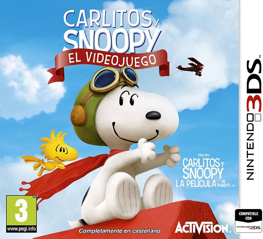 3DS CARLITOS Y SNOOPY EL VIDEOJUEGO