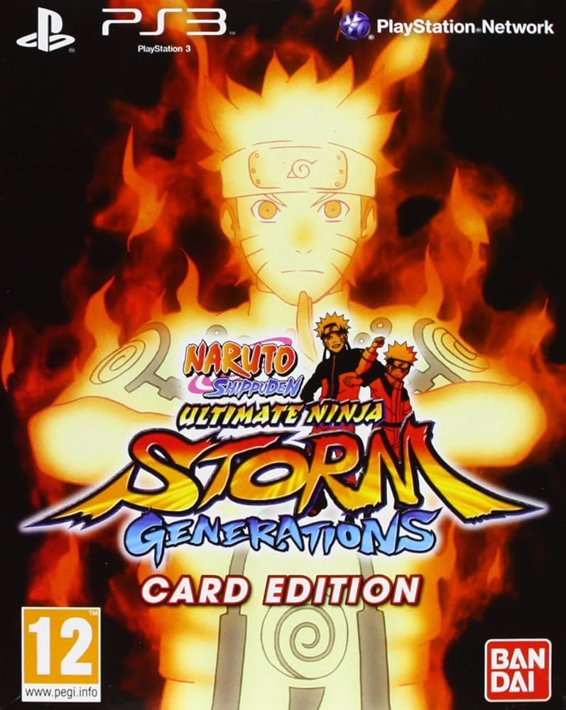 PS3 NARUTO SHIPPUDEN ULTIMATE NINJA STORM GENERATIONS CARD EDITION