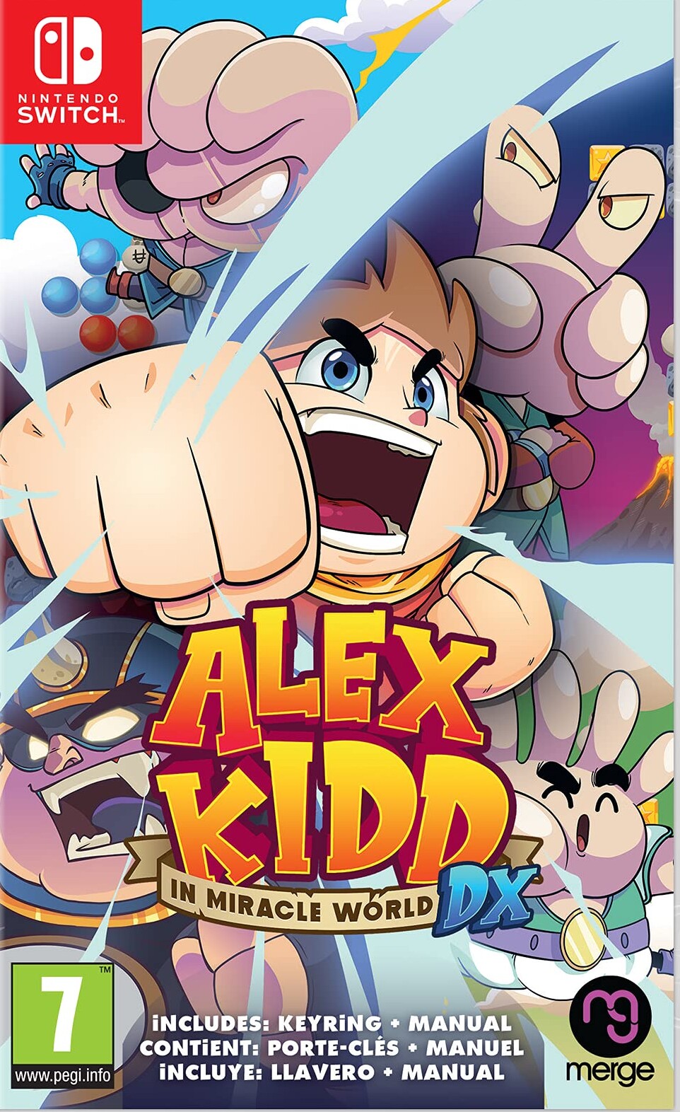 SWITCH ALEX KIDD IN MIRACLE WORLD DX