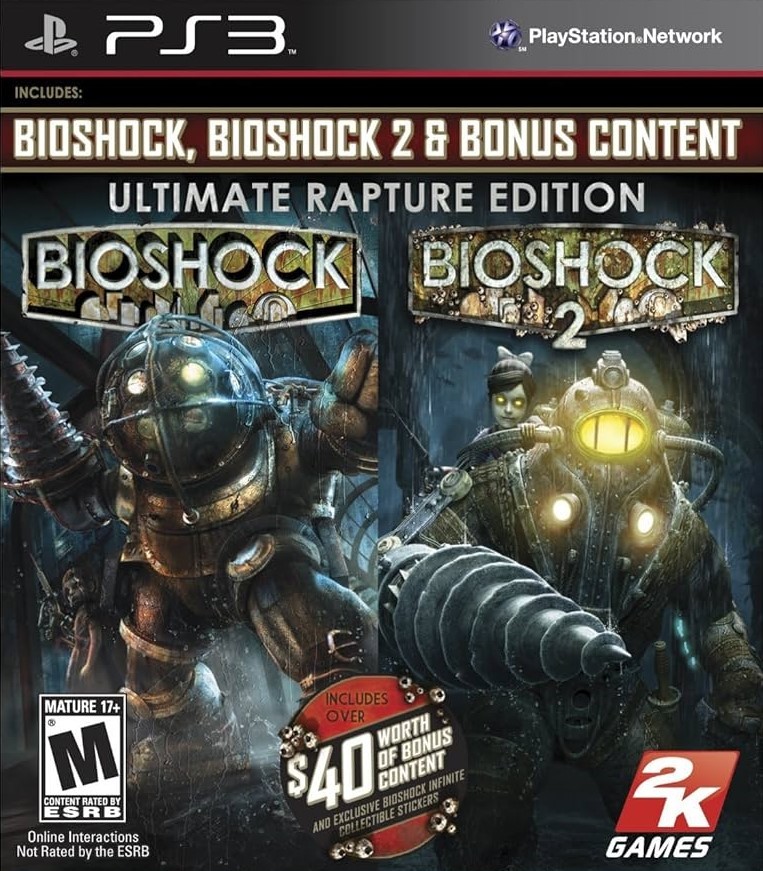 PS3 BIOSHOCK, BIOSHOCK 2 & BONUS CONTENT