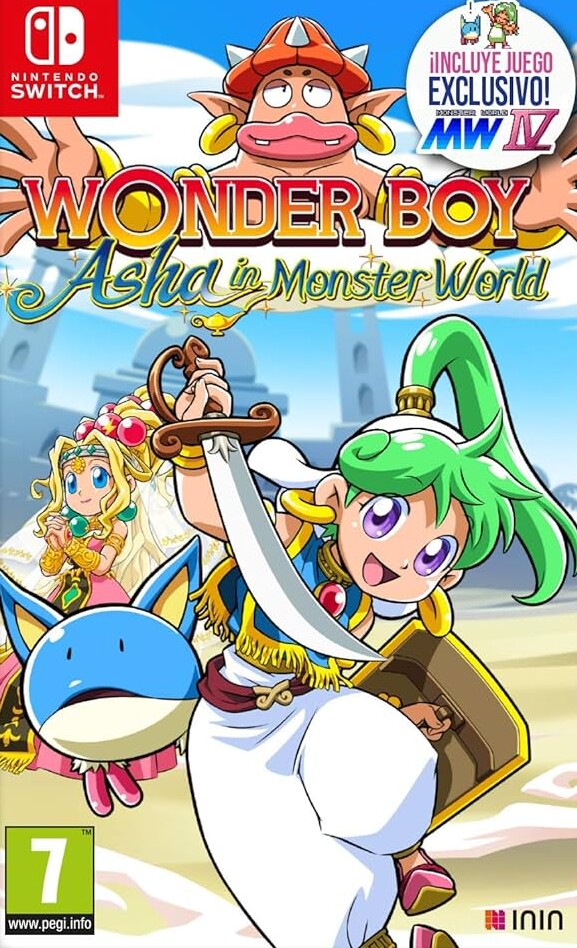 SWITCH WONDER BOY ASHA IN MONSTER WORLD