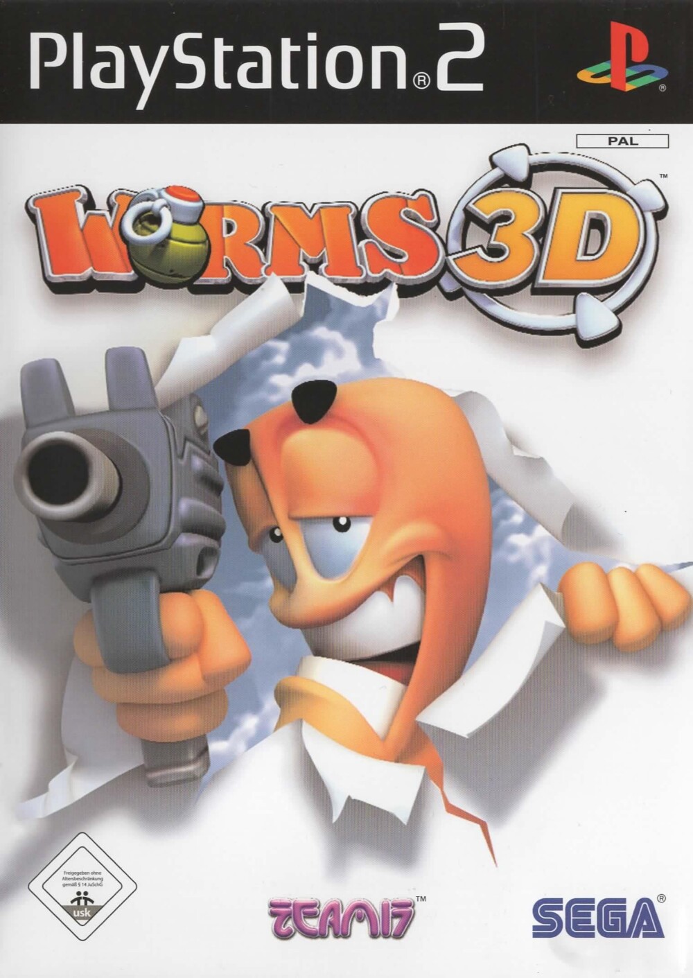 PS2 WORMS 3D