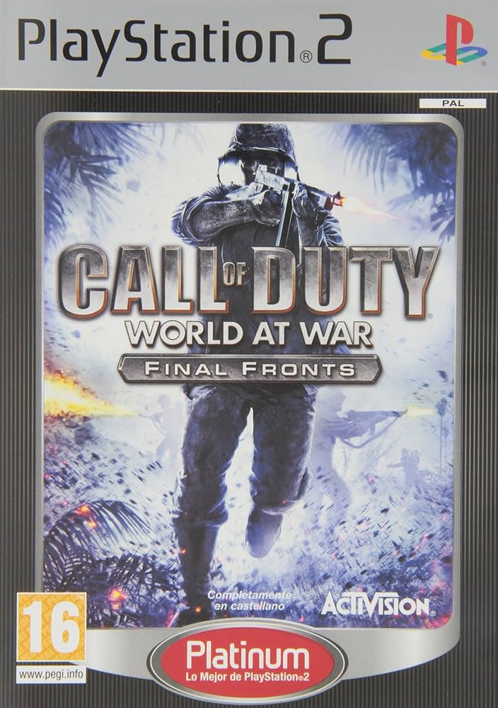 PS2 CALL OF DUTY WORLD AT WAR FINAL FRONTS