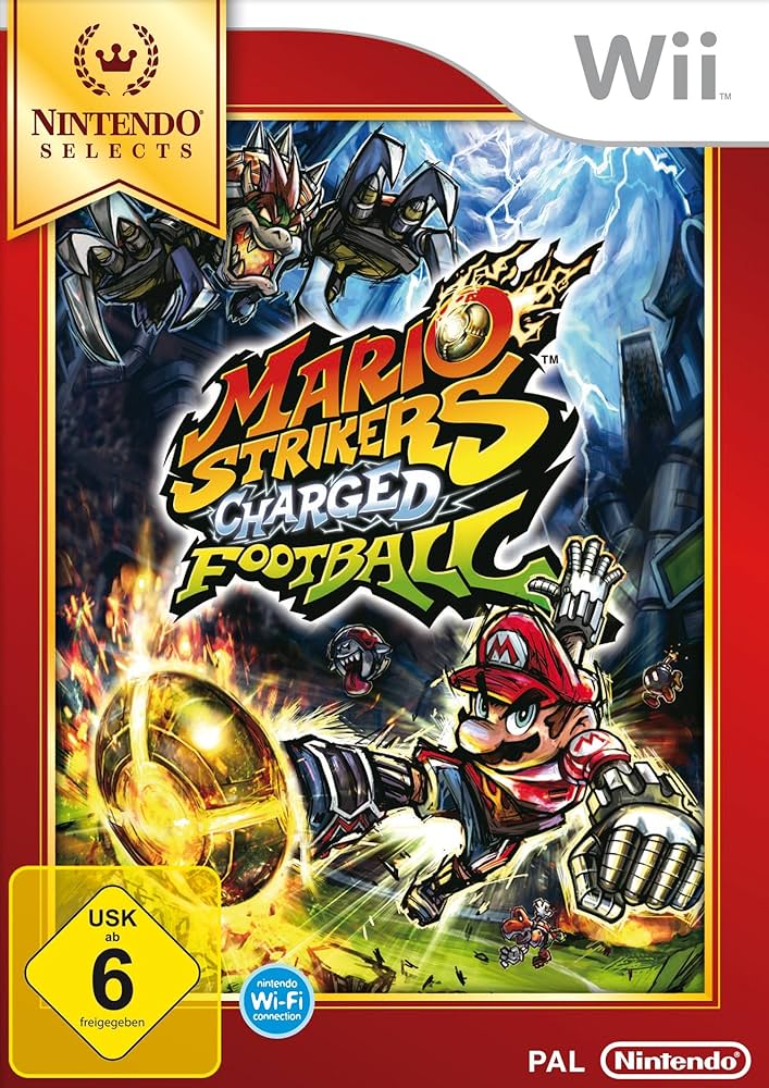 WII MARIO STRIKERS CHARGED FOOTBALL