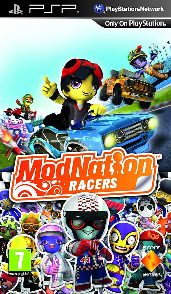 PSP MOD NATION RACERS