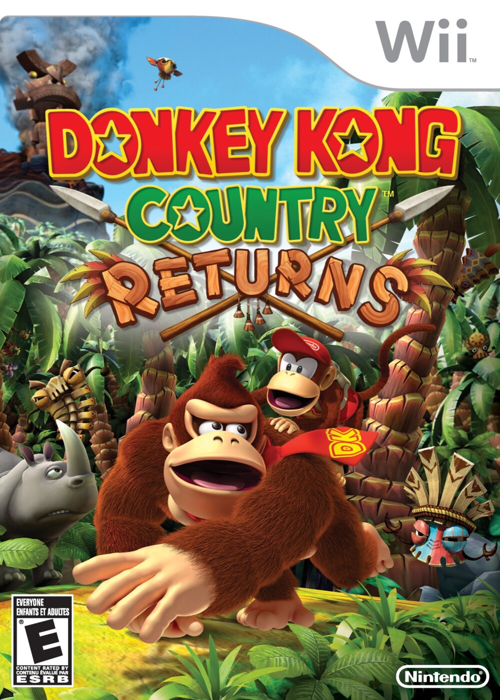 WII DONKEY KONG COUNTRY RETURNS