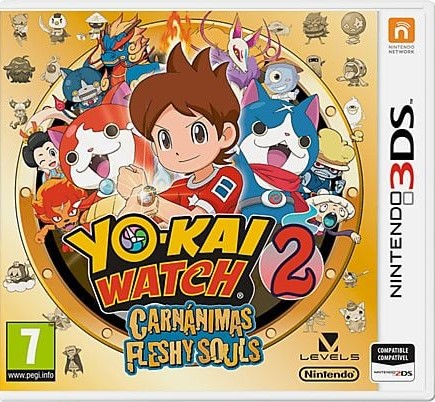 3DS YOKAI WATCH 2 CARNÁNIMAS FLESHY SOULS