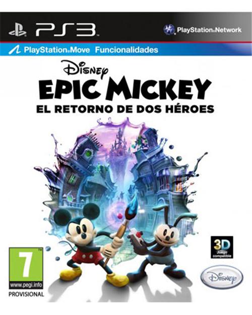 PS3 EPIC MICKEY EL RETORNO DE DOS HÉROES