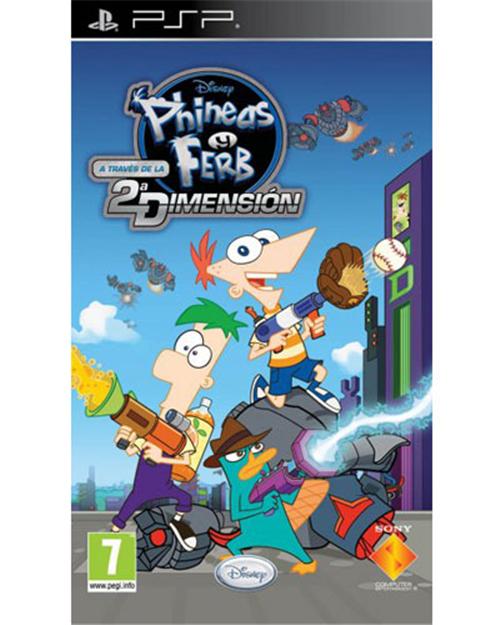 PSP PHINEAS Y FERB A TRAVÉS DE LA 2A DIMENSIÓN