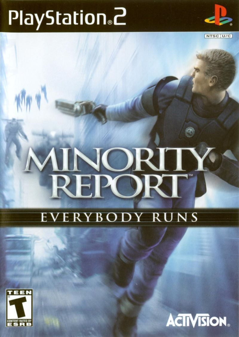 PS2 MINORITY REPORT EVERYBODY RUNS