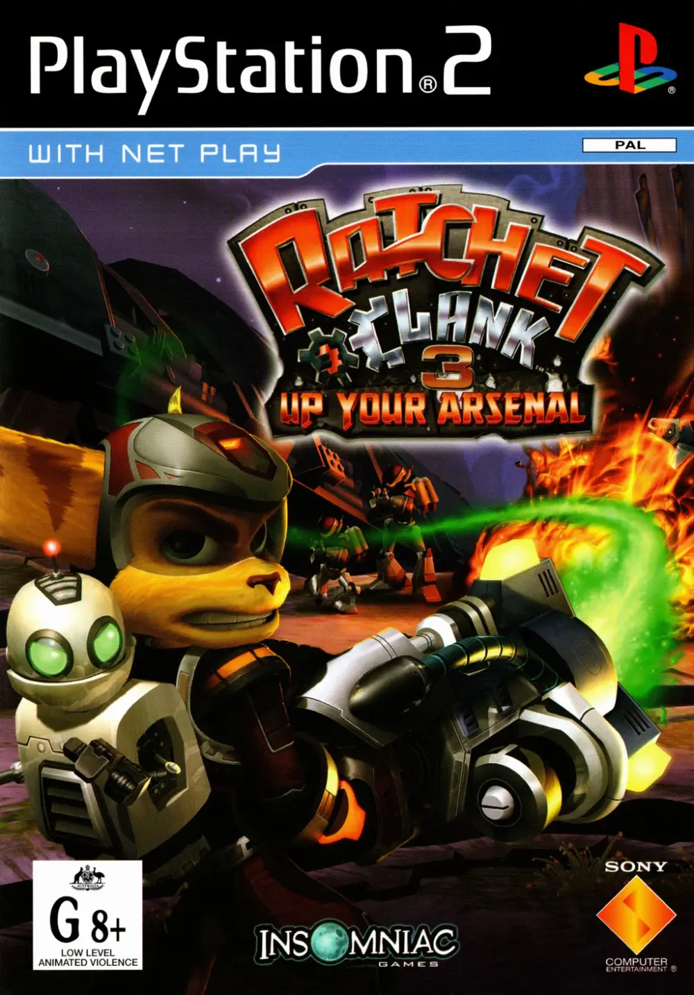 PS2 RATCHET & CLANK 3