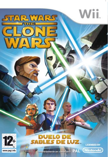 WII STAR WARS THE CLONE WARS DUELO DE SABLES DE LUZ