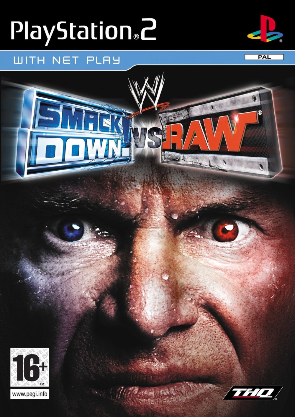 PS2 SMACK DOWN VS RAW