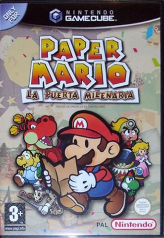 GAMECUBE PAPER MARIO LA PUERTA MILENARIA