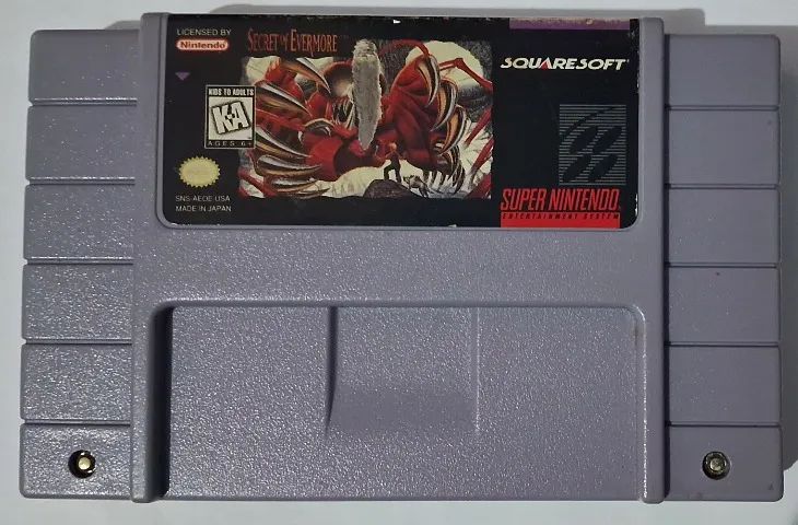 SNES SECRET OF EVERMORE