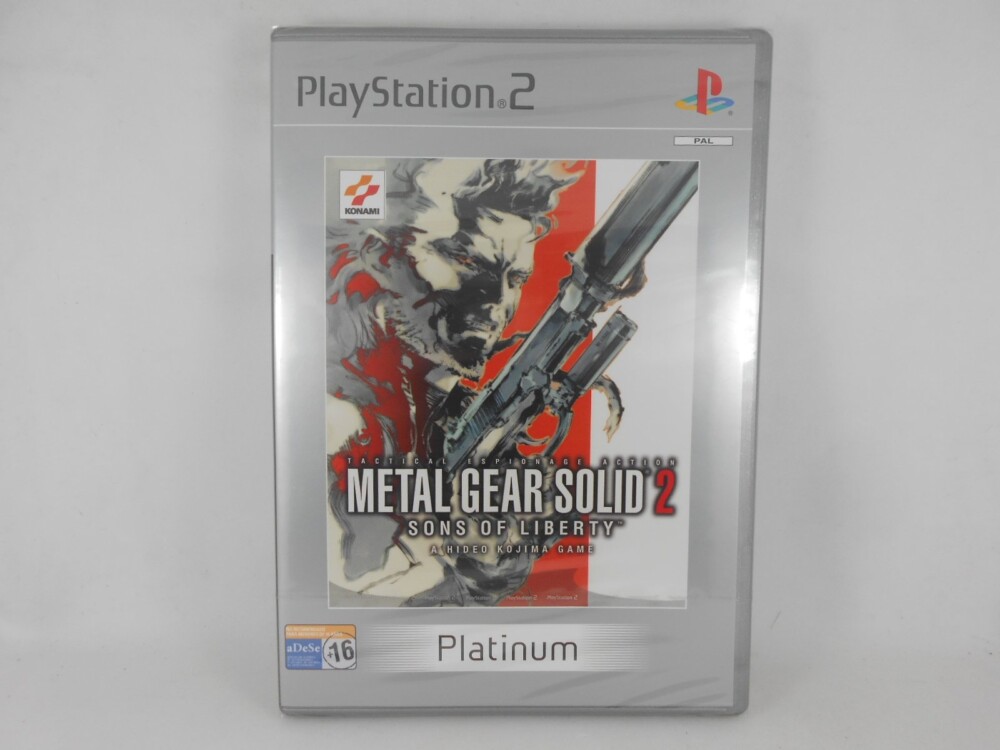 PS2 METAL GEARD SOLID 2 SONS OF LIBERTY