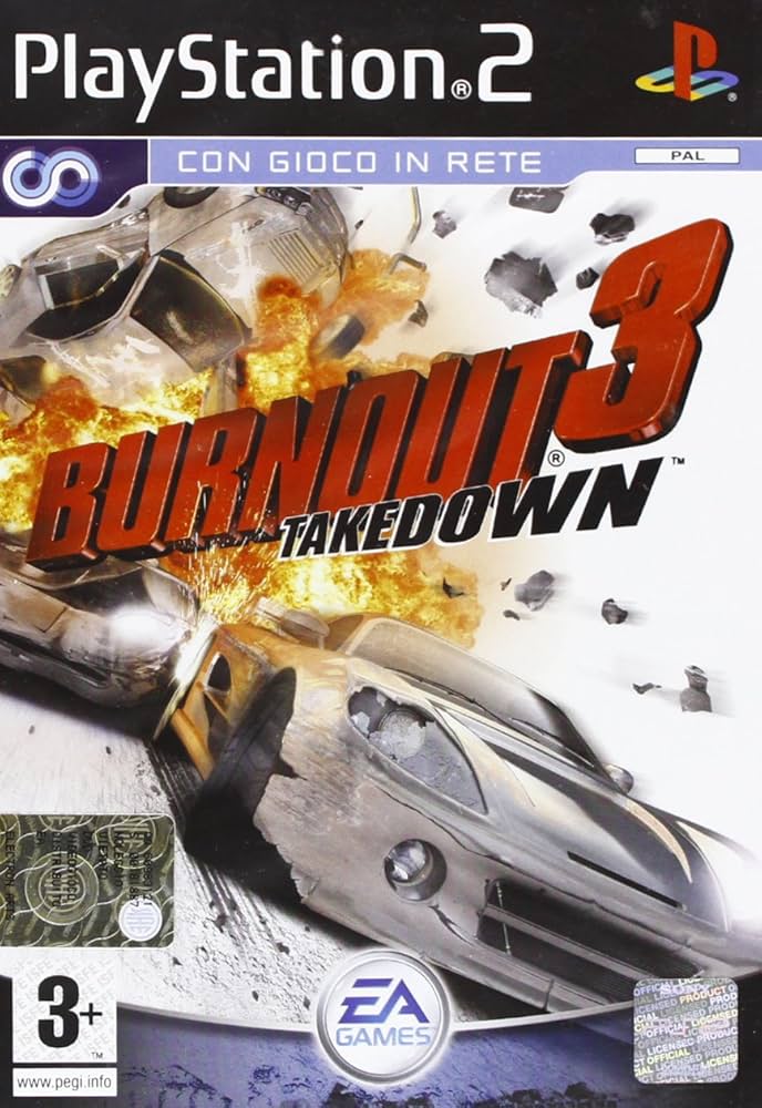 PS2 BURNOUT 3: TAKEDOWN