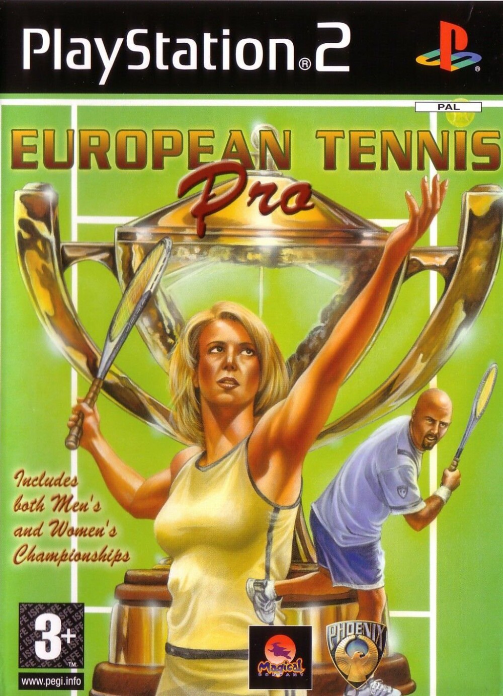 PS2 EUROPEAN TENNIS PRO