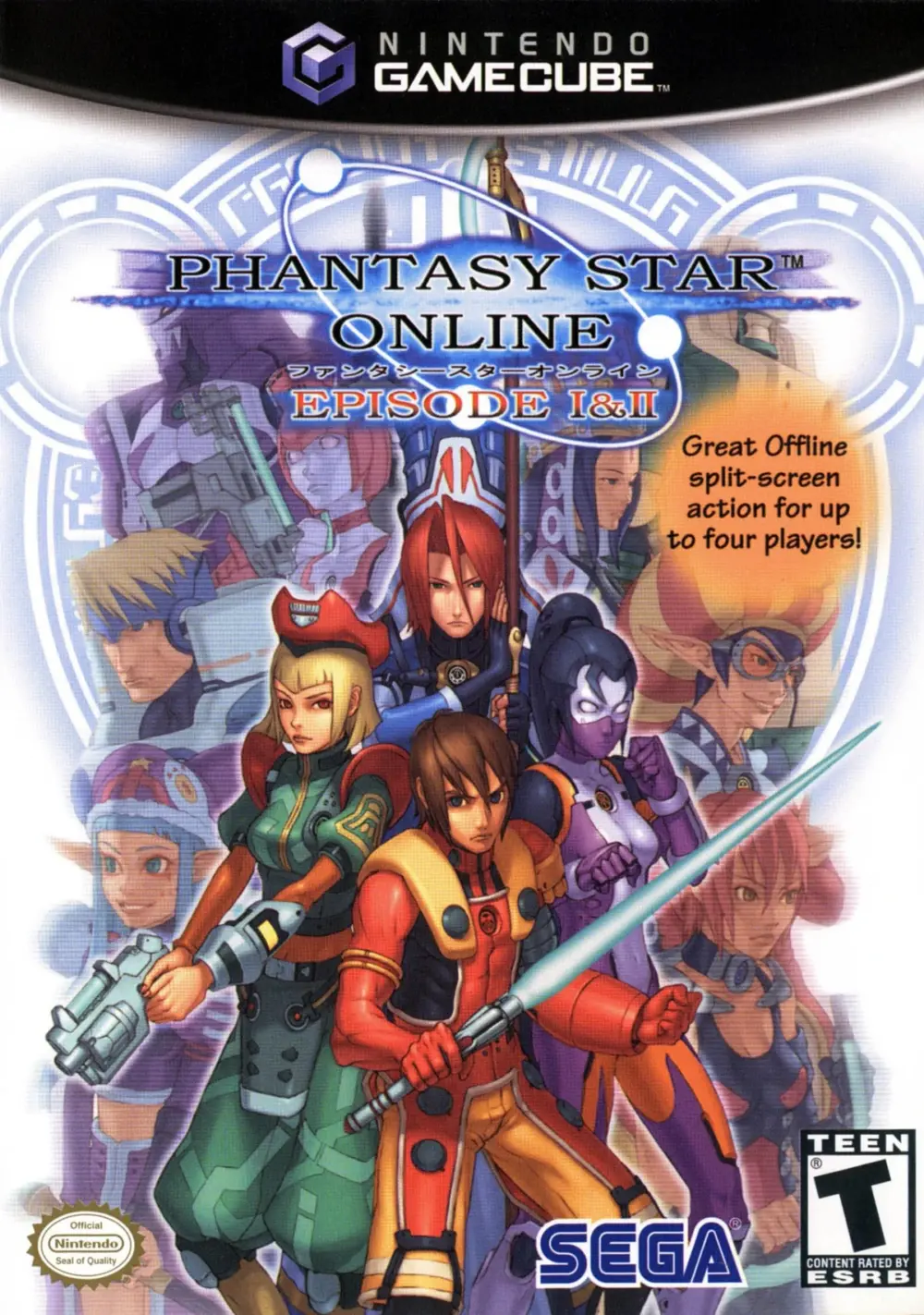 GAMECUBE PHANTASY STAR ONLINE EPISODE I & II