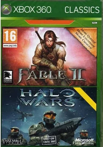 XBOX 360 FABLE II / HALO WARS