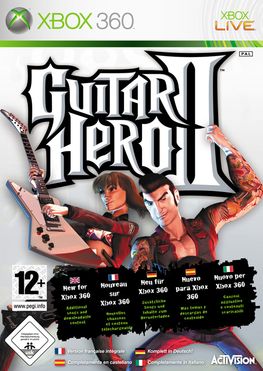 XBOX 360 GUITAR HERO II