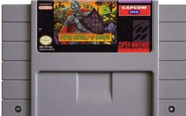 SNES GHOULS N GHOSTS