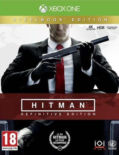XBOX ONE HITMAN STEELBOOK DEFINITIVE EDITION