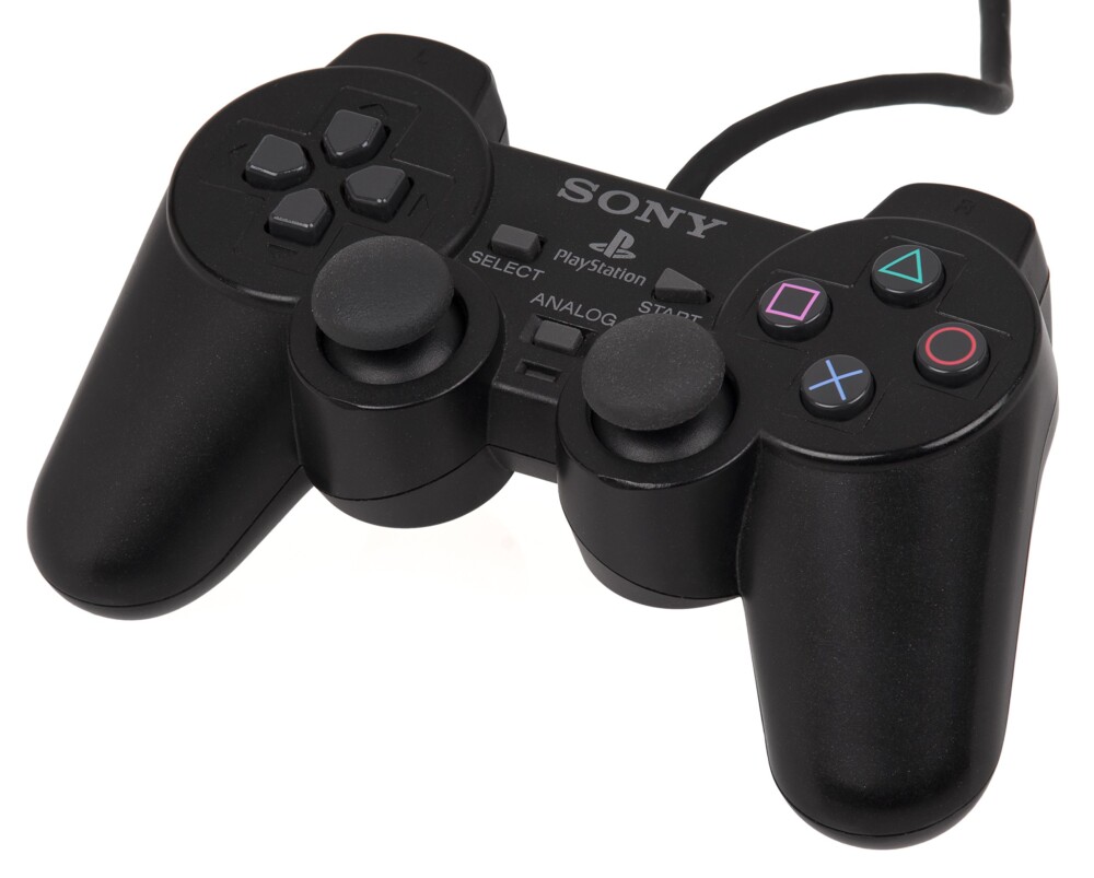 PS2 MANDO DUALSHOCK NEGRO
