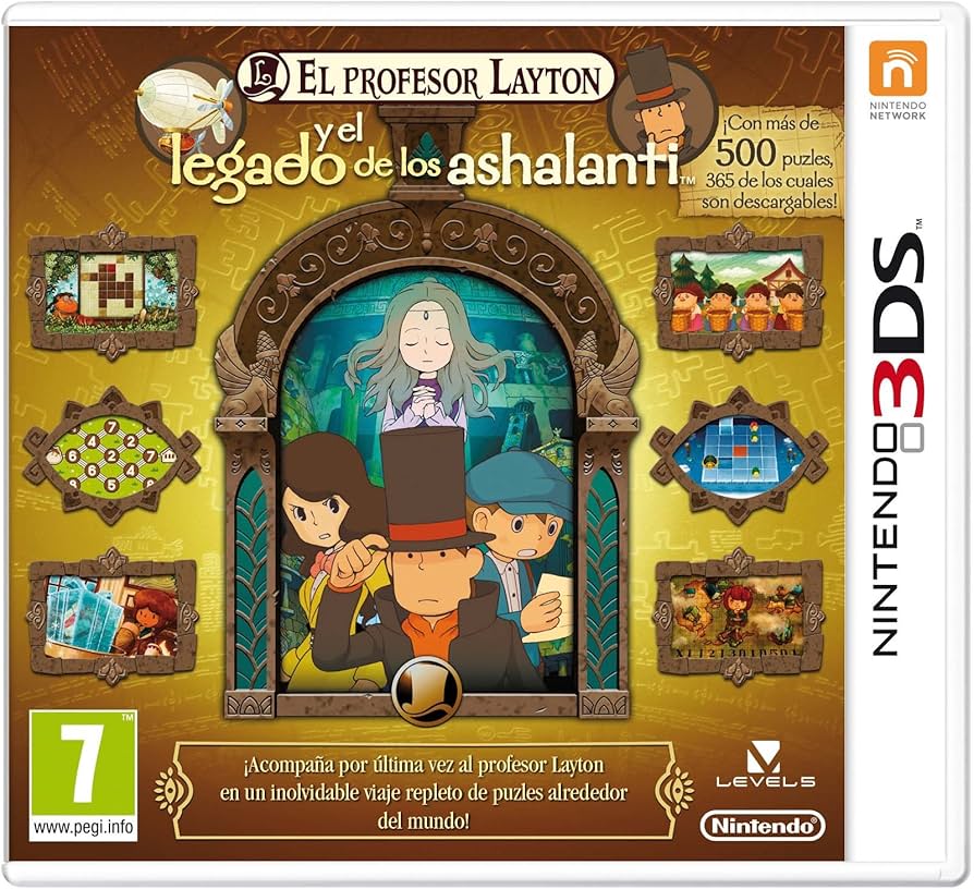 3DS EL PROFESOR LAYTON Y EL LEGADO DE LOS ASHALANTI