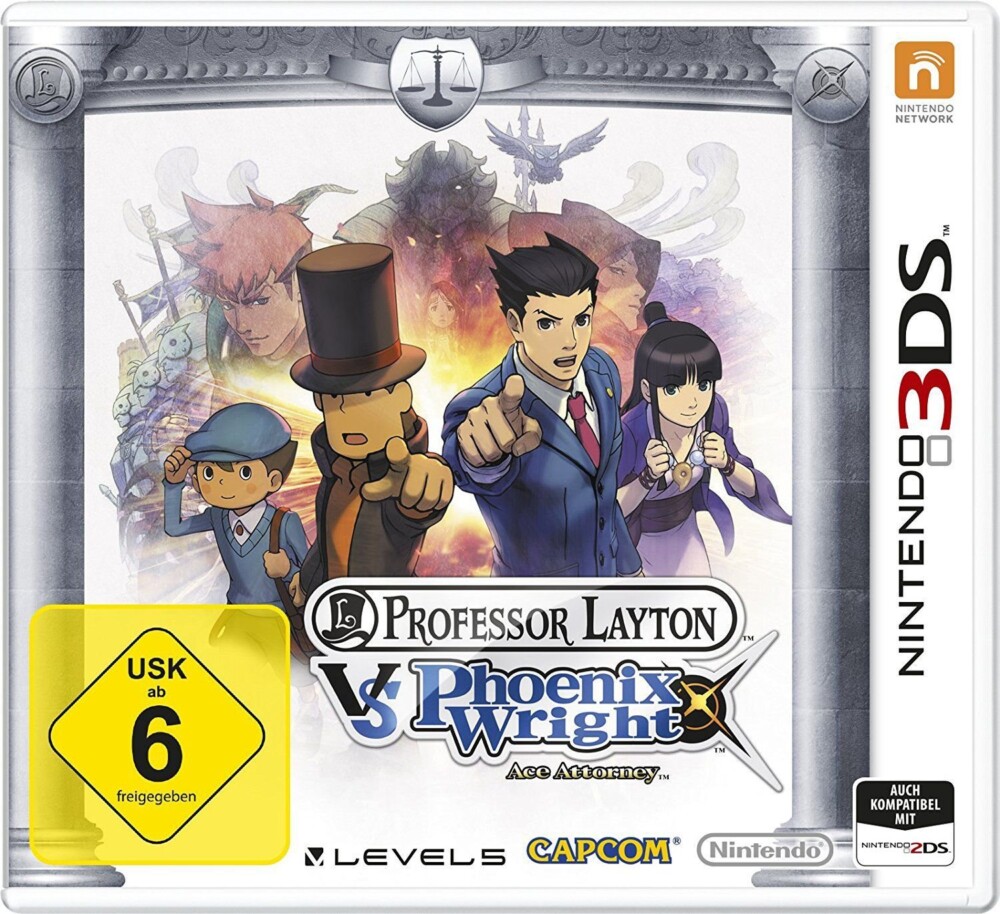 3DS EL PROFESSOR LAYTON VS PHOENIX WRIGHT