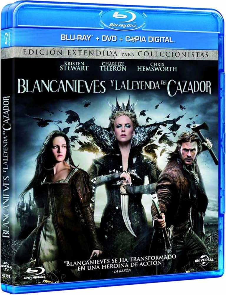 BLU RAY BLANCANIEVES Y LA LEYENDA DEL CAZADOR