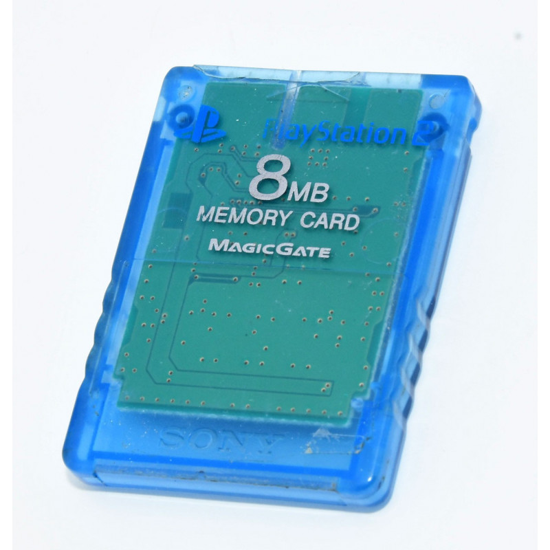 PS2 MEMORY CARD AZUL