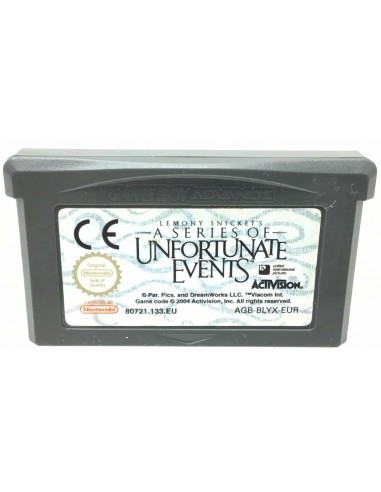GBA UNFORTUNATE EVENTS (SIN CAJA)