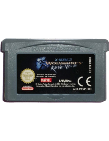 GBA X-MEN 2 WOLVERINE'S REVENGE (SIN CAJA)