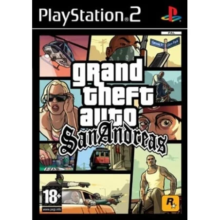 PS2 GTA SAN ANDREAS