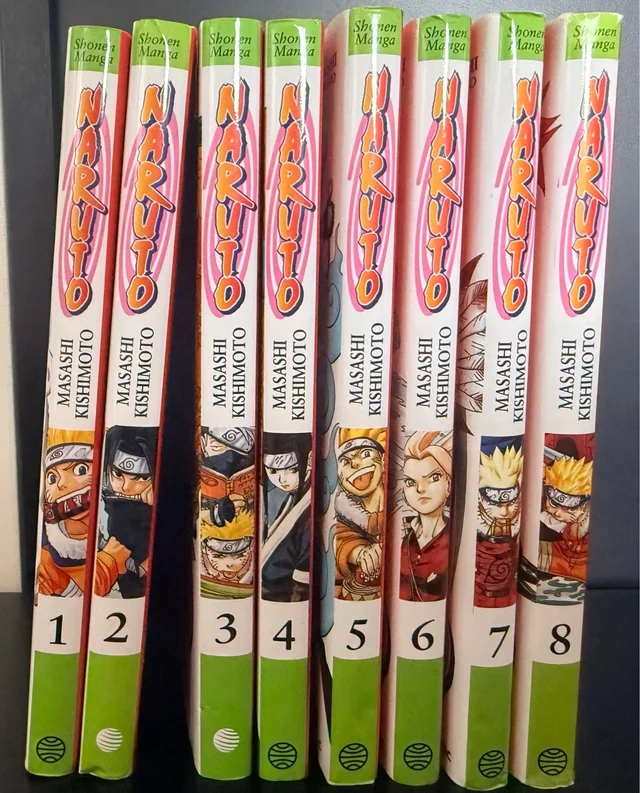 MANGA NARUTO 1-8